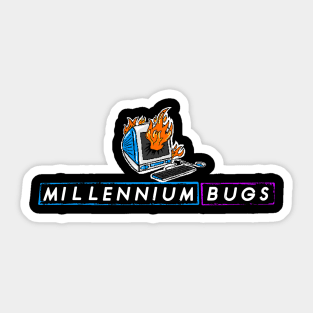 8-Bit Millennium Bugs Sticker